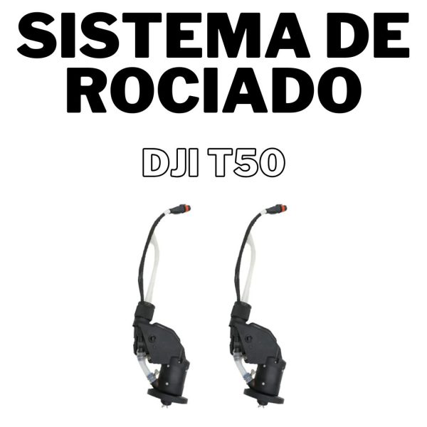 T50 Sistema de refuerzo de rociado. Atomized sprinkler